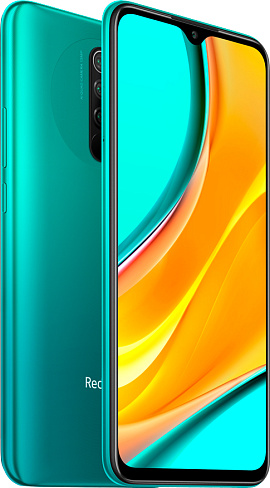 Смартфон Xiaomi Redmi 9 4/64GB (зеленый)
